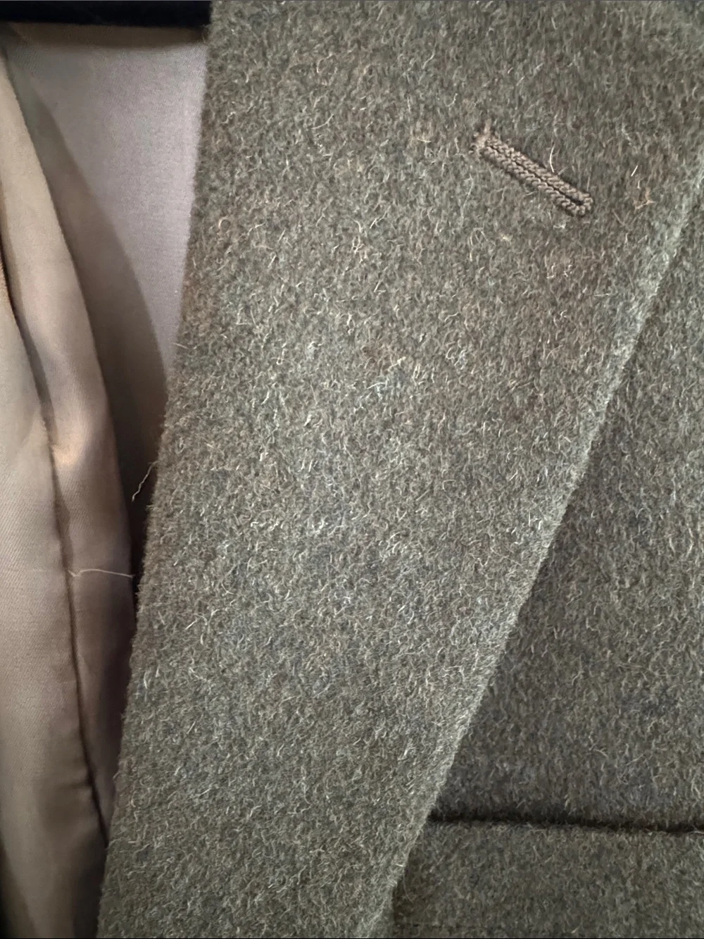bill blass Olive-Tone Camel hair Sport Coat